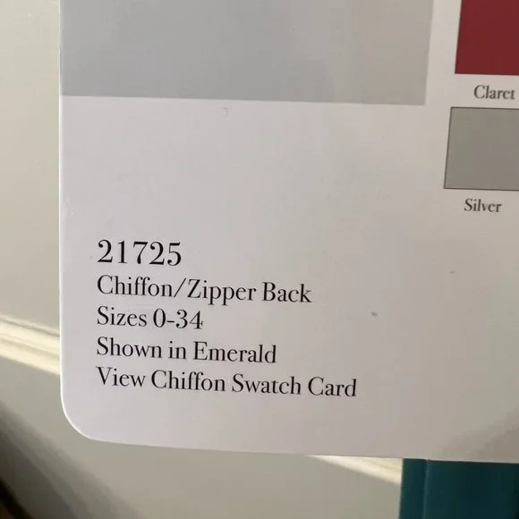 Mori Lee 21725 Tie Back Bridesmaid Dress NWT - Picture 8 of 9